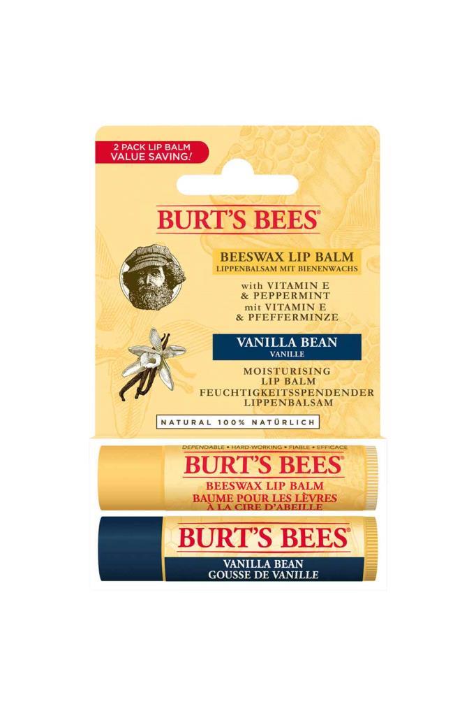 Lip Balm Duo clip strip -Beeswax & Vanilla Bean