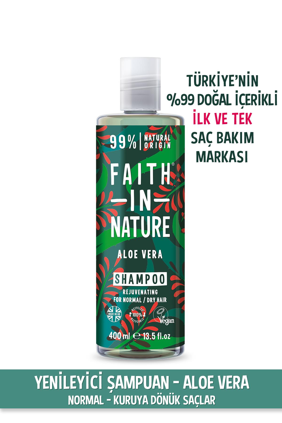 Aloe Vera Yenileyici Normal & Kuruya Dönük Saçlar İçin Şampuan