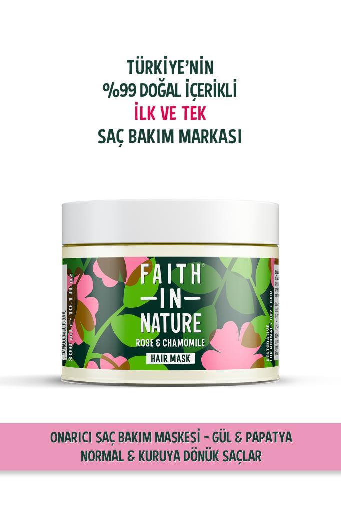 Gül & Papatya Onarıcı Normal & Kuruya Dönük Saçlar İçin Saç Maskesi